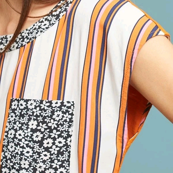 Anthropologie Porridge Petani Pocket Tee. - Picture 3 of 10